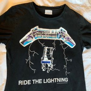 Fear of God Boxy Fit Metallica T-Shirt Black